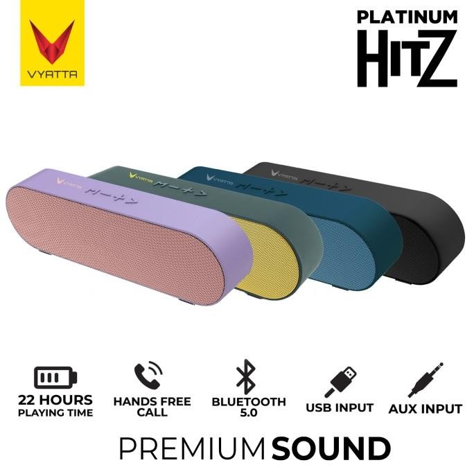 Murah Vyatta Platinum Hitz Tws Speaker Bluetooth - Stereo, Tf, Mega Bass -Fs