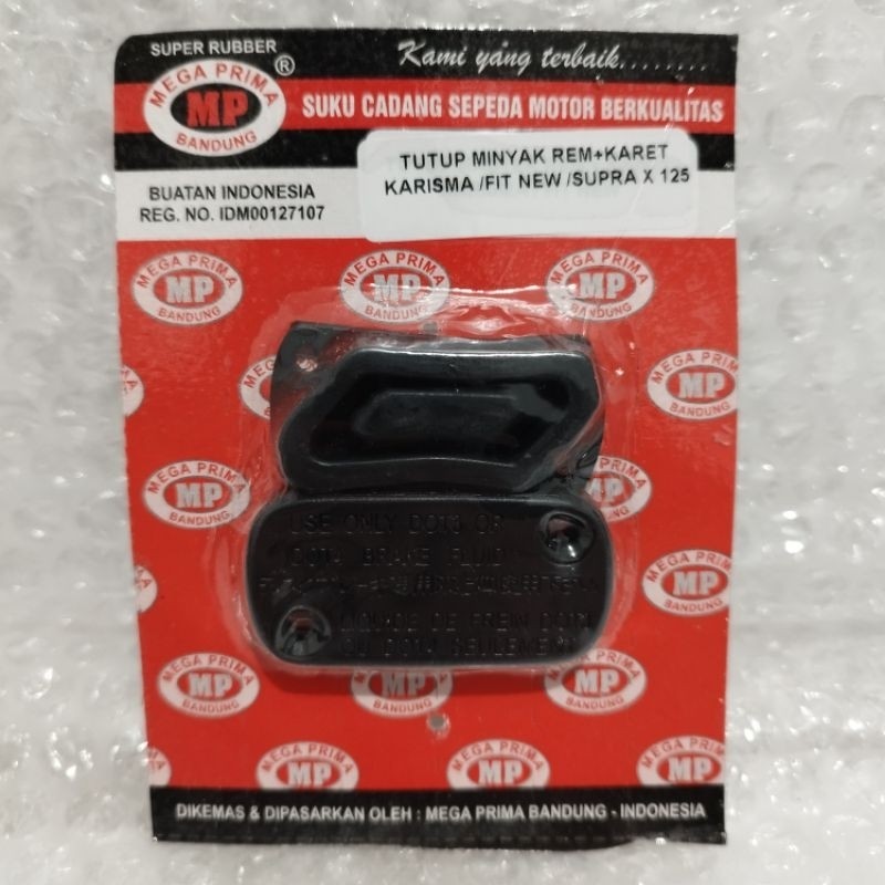 TUTUP MASTER REM ATAS TUTUP MINYAK REM + KARET HONDA KARISMA - SUPRA X 125 - SUPRA FIT NEW - BLADE -