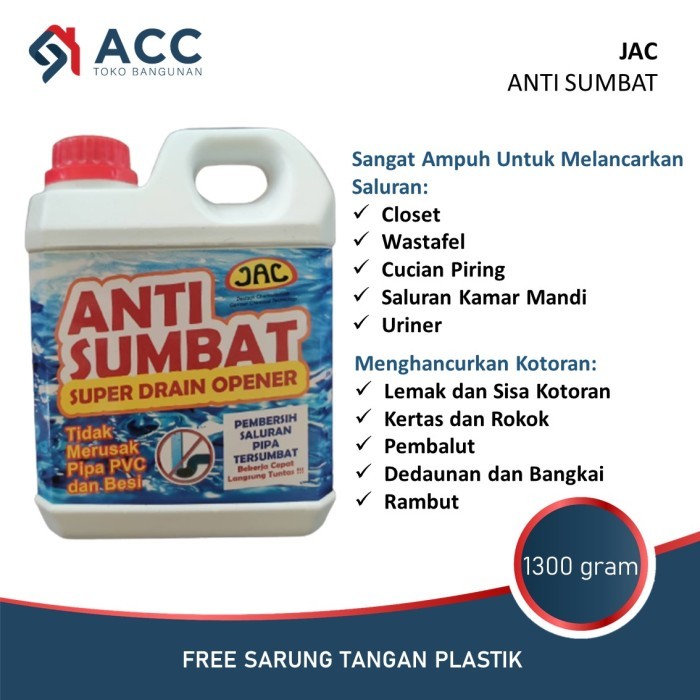 Jac Cairan Anti Sumbat Wc / Cairan Anti Mampet Wc / Soda Api Cair