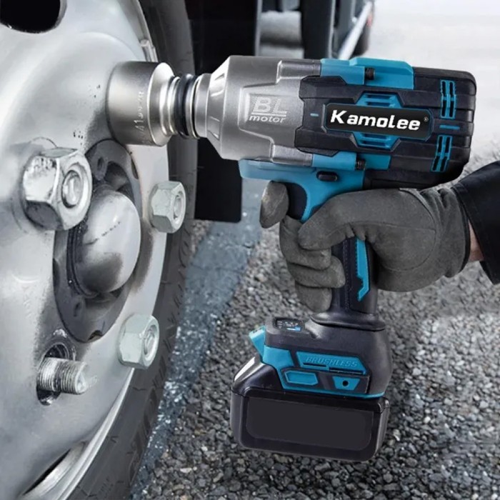 Impact Wrench Kamolee Brushless 3/4" 3100N.M( Cocok Untuk Tower Crane