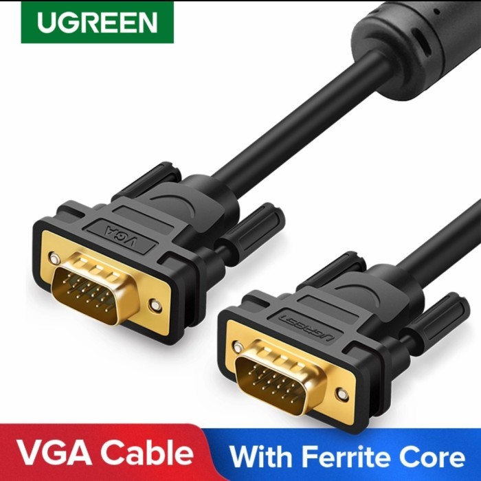 Ugreen VGA to VGA 1080P - Ugreen Kabel Vga Gold Plated for Monitor TV
