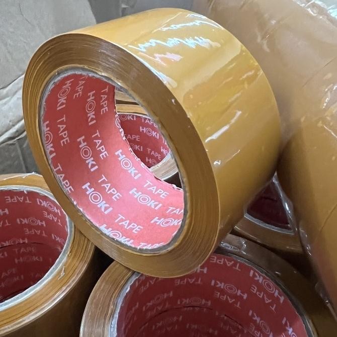 

PROMO!!! (ECERAN) LAKBAN BENING / COKLAT HOKI TAPE 48MM X 90YARD MURAH LENGKET