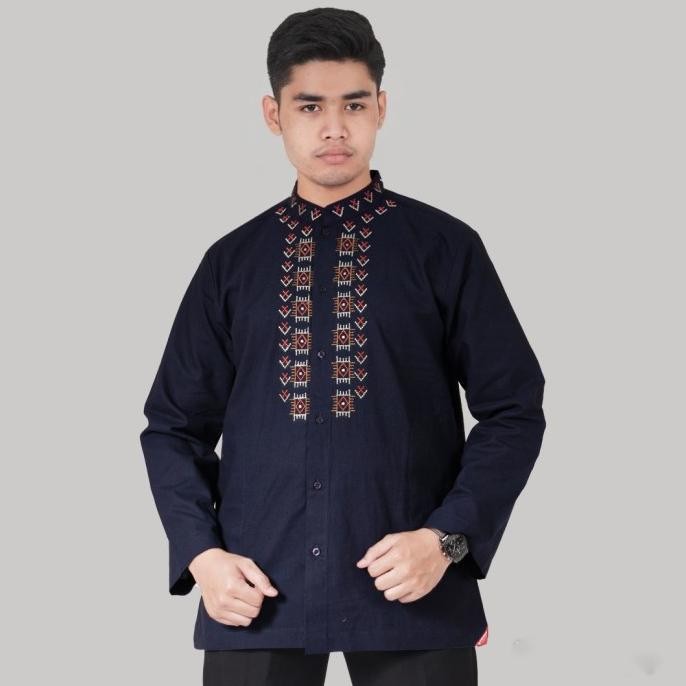 Baju koko preview by itang yunasz / koko preview lengan panjang Terlaris