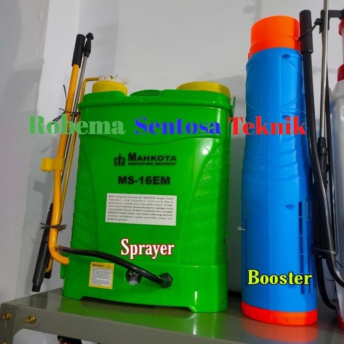 Sprayer Tanaman Elektrik MAHKOTA 16 Liter Alat Semprot Hama + Booster