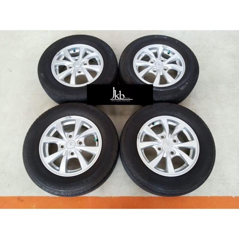 Velg Mobil Racing Original Copotan Toyota Avanza Ring 14 Pcd 4X114,3 + Ban Brigestone 185 75 R14