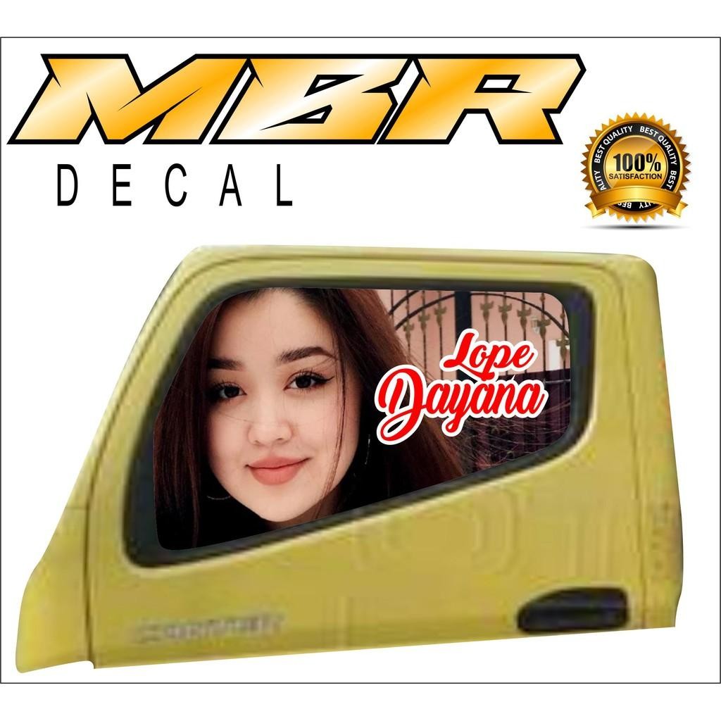 Stiker Oneway Truk Canter,Stiker Kaca Truk Canter