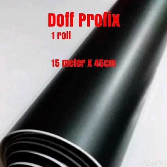 skotlet hitam doff 1 roll stiker skotlet motor hitam doff L 45 x P 15