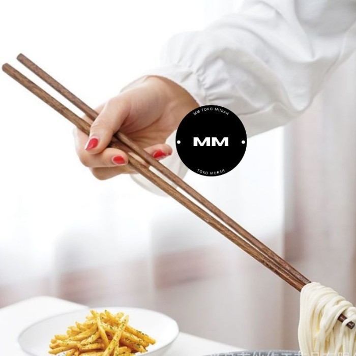 sumpit kayu panjang 32cm dan 42cm / sumpit kayu gorengan / sumpit kayu