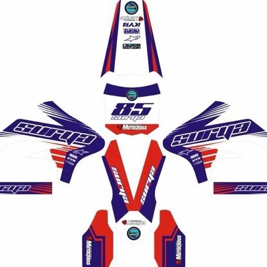 Decal Sticker Motor Viar 250 cc Variasi Sticker Full Body Premium