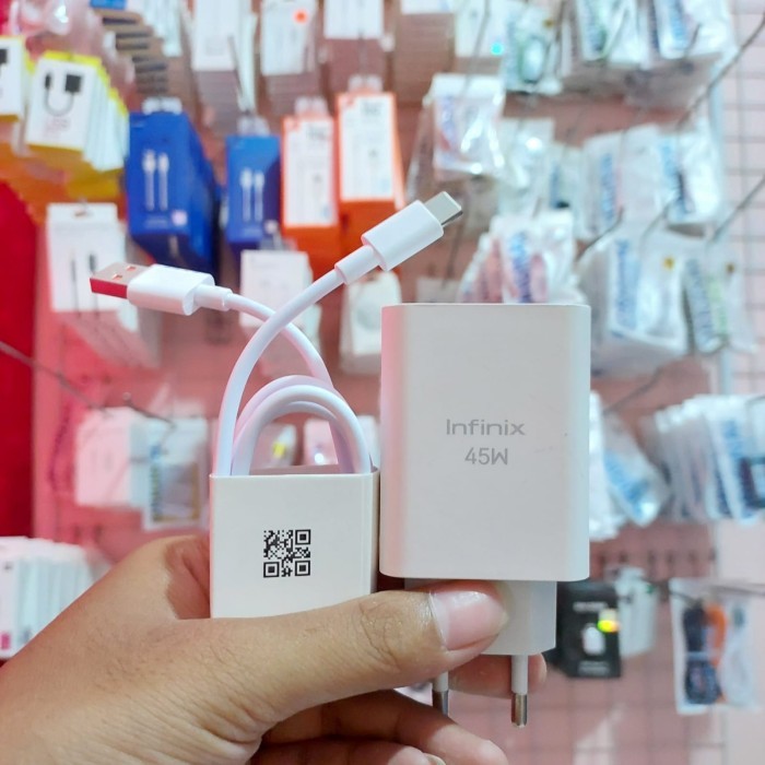 

SALE TERLARIS CHARGER CASAN INFINIX NOTE 40, NOTE 40 PRO, GT 20 PRO 45W FAST CHARGING READYY