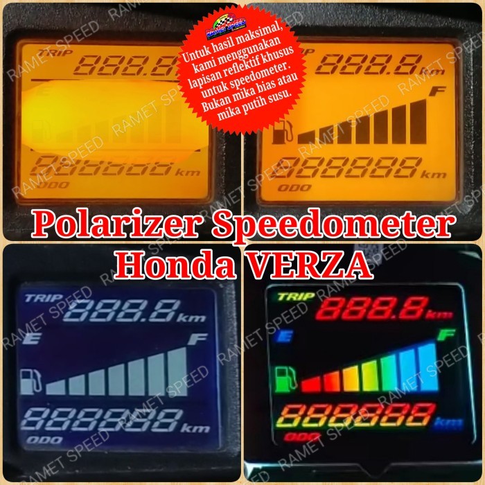 POLARIZER SPEEDOMETER HONDA VERZA POLARIS SPEEDOMETER HONDA VERZA
