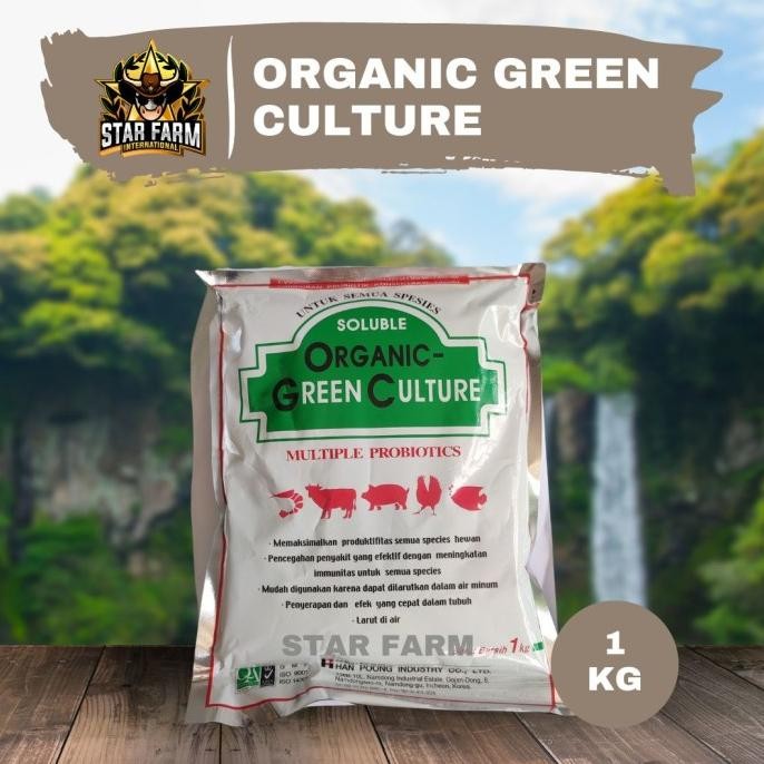 Soluble Organic Green Culture Zs Vitamin Untuk Semua Hewan - Star Farm