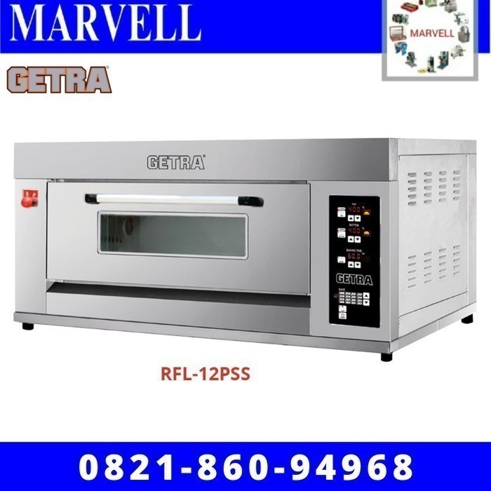 PROMO PIZZA OVEN GAS GETRA RFL-12PSS GAS PIZZA DECK OVEN 1 DECK 2 LOYANG