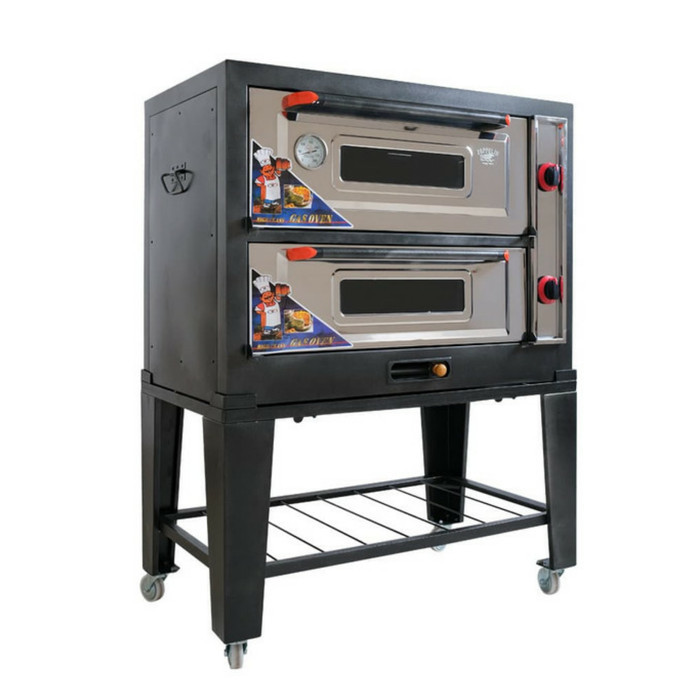 HOT SALE oven gas zeppelin black oven 90cm pemantik otomatis
