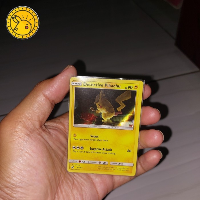 Detective Pikachu 10/18 English TCG