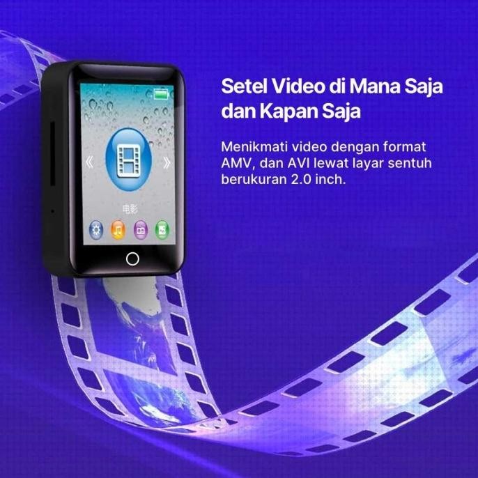 Sale Worallymy Mp3 Digital Audio Player Bluetooth Hifi Ab Repeat 2.0 Inch