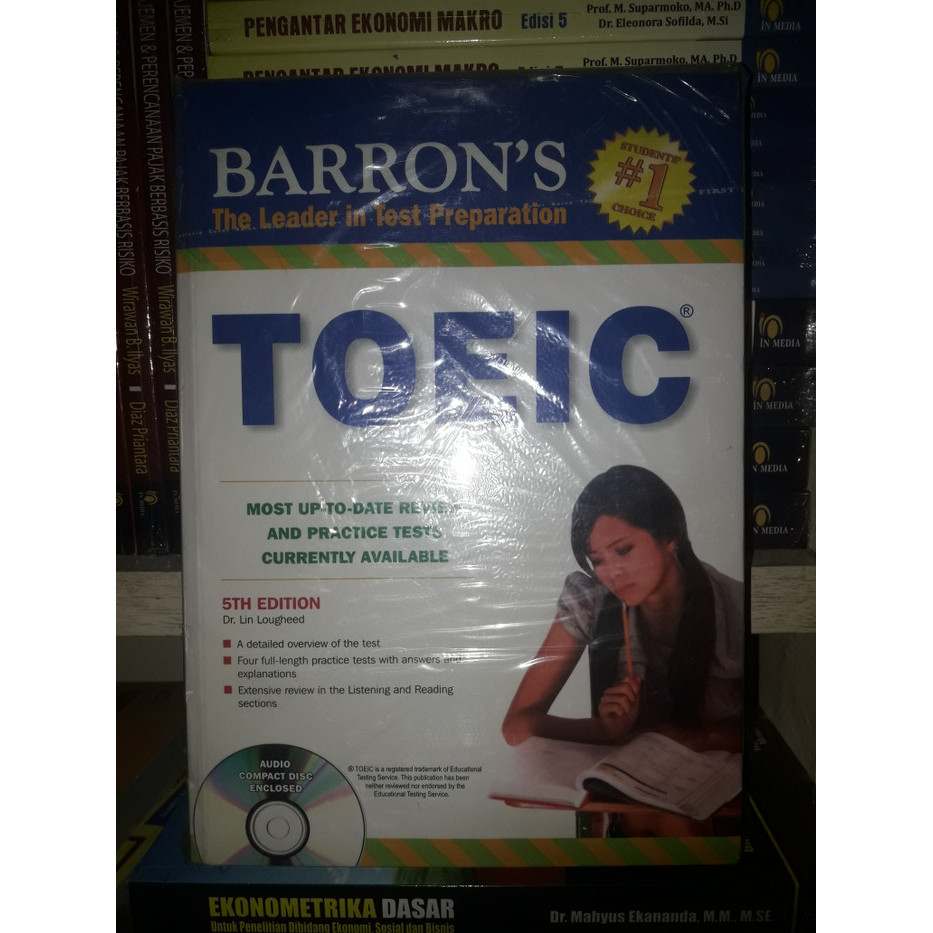 BARRON'S TOEIC 5TH Edition (Plus 4 CD Audio) (ASLI)