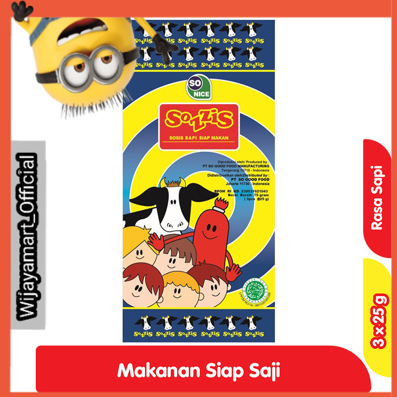 

Sozzis Sosis Siap Makan Sapi 75 g