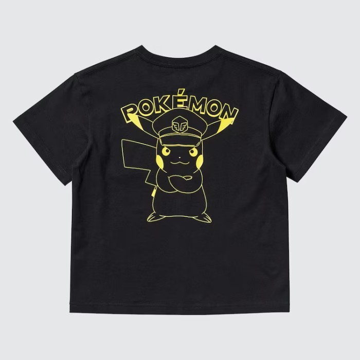 BRD UNIQLO X POKEMON KAOS ANAK UT T-SHIRT BLACK SGA