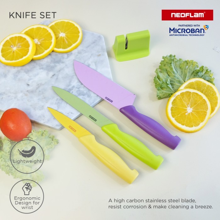 NEOFLAM MUKIZU KNIVES SET PISAU