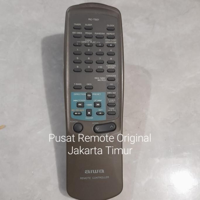 Sale Remote Remot Dvd Compo Aiwa Rc-T501 Original Asli