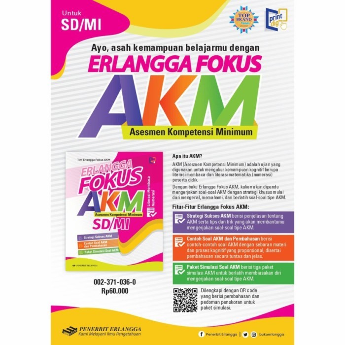

PREMIUM Erlangga Fokus AKM SD/MI 2021 Bestseller
