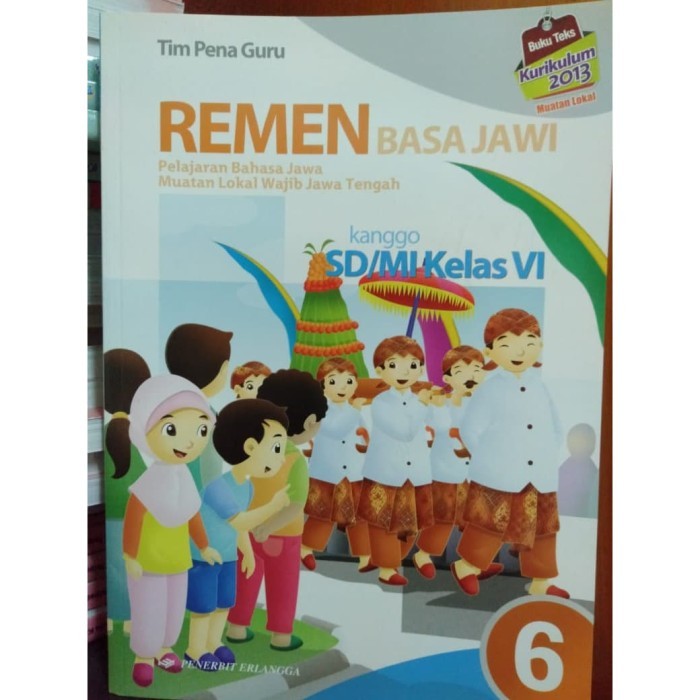 

BISA SPK BUKU REMEN BASA JAWI KELAS 6 SD/MI KURIKULUM 2013/REMEN KELAS 6