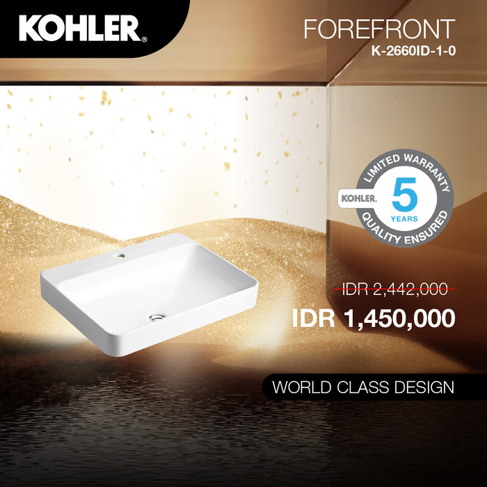 PROMO KOHLER Wastafel Forefront Vessel / Lavatory K-2660ID-1-0