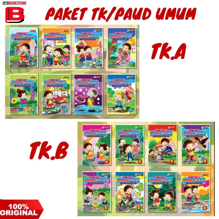 

PREMIUM Buku TK/PAUD Paket Tematik Merdeka Belajar