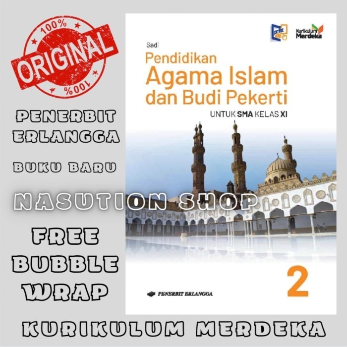 

HOT PROMO Buku Agama Islam Kelas 2 / Xl 11 SMA Erlangga Kurikulum Merdeka KURMER