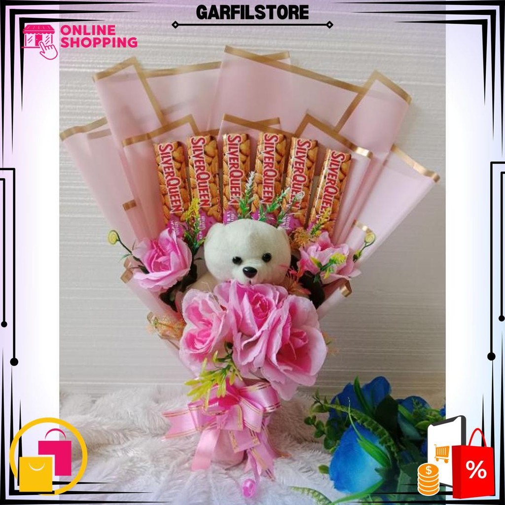 

Bucket Coklat Hadiah Valentine,Anniversary, Wisuda,Ultah Dll D Promo Puncak