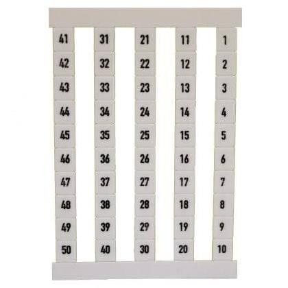 

Promo Nomor 1~60-Untuk Marker Terminal Block-Weidmuller COD