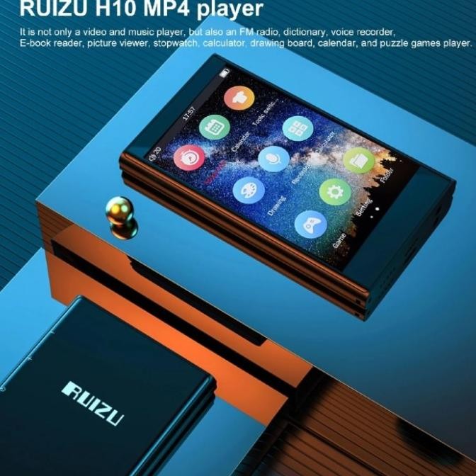 Grosir Mp3 Mp4 Audio Video Player Bluetooth Hq Sq Fm Flac - Ruizu H10 32Gb