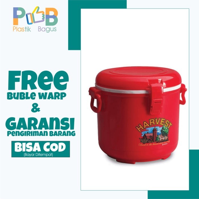 TERBARU - Termos Nasi Es daging ikan Aldo Rice Ice Bucket 15 L Lion Star I32