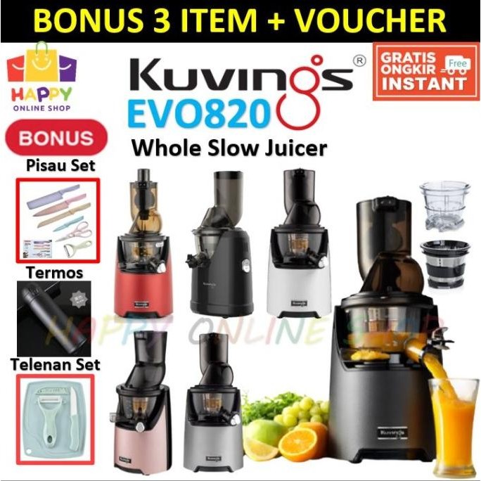 Kuvings Evo820 Whole Slow Juicer - Kuvings Evo Matt 820 Slow Juicer Salshak