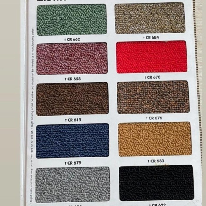 Karpet Karpet Lantai Meteran / Karpet Roll / Karpet Murah Polos crown aesthetic tebal