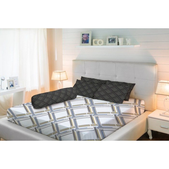 Internal - Sprei Queen 160x200x25 Bantal 2 - Giran