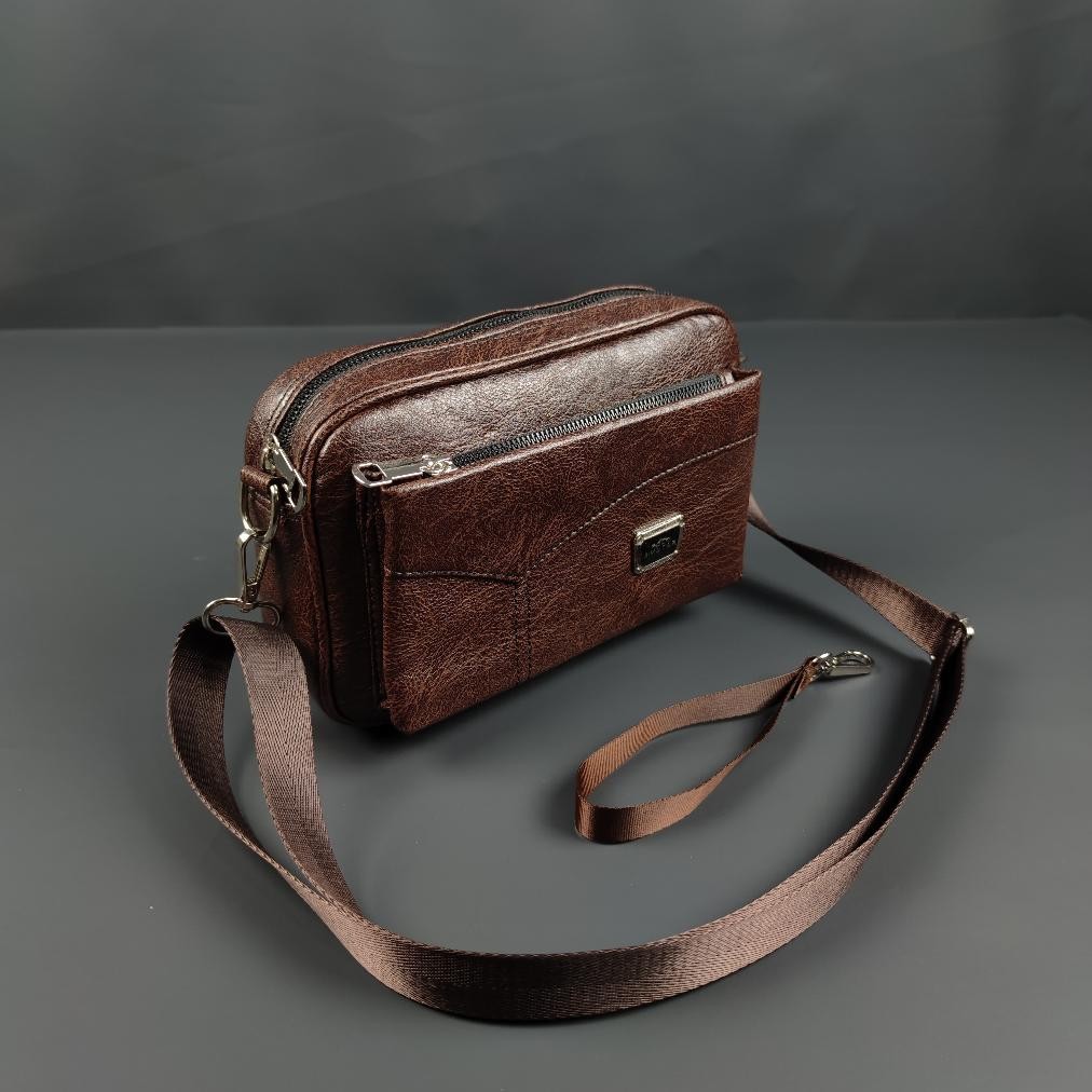 BISA COD HandBag Tas Selempang Bahu Polo Amstar Bahan Kulit PU Tas Tangan Dompet Pria Wanita mb-64