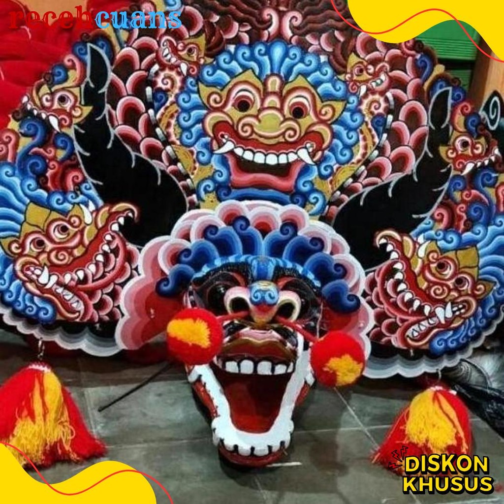 

Bisa Cod Cuci Gudang Barongan Rampak Telon Jamang Cat Air Brush Bonus Kemul Panjang Dan Pentul Tinggal Pakai Ukuran Anak Promo Barongan Plipit Romo Mainan Anak Barongan Anak Sd Brongan Plipit Premium / Barongan Spon Caplok Kain Panjang / Barongan Ponorogo