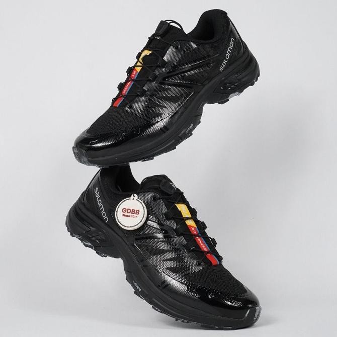 TERBARU - Sepatu Salomon PALACE XT Wings 2 Tripleblack Sneakers Authentic