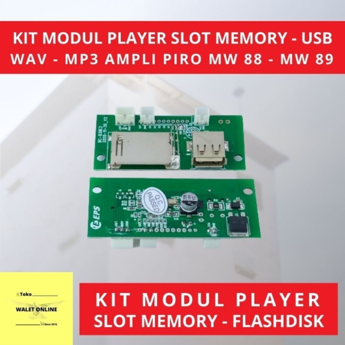 Slot MP3 Player Piro MW88 MW89 Original Ampli MW 88 MW 89 USB MEMORY