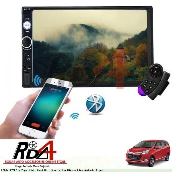 Tape Mobil Head Unit Double Din Mirror Link Android Sigra