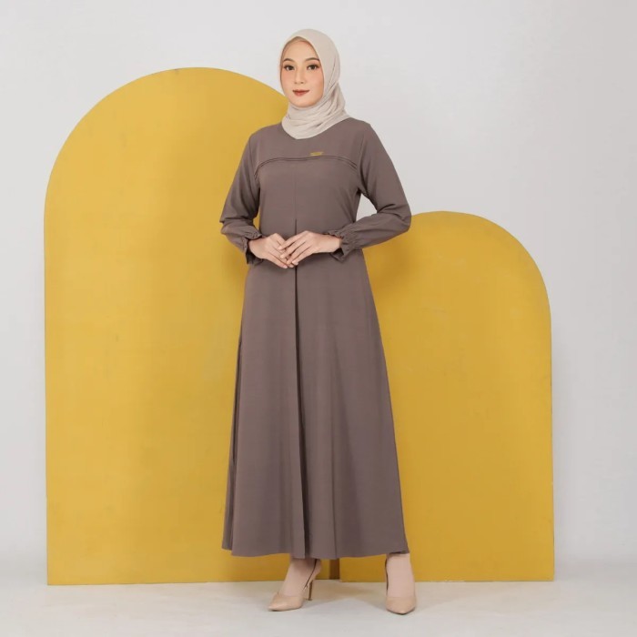 Gamis Wanita Bahan Crinkle Airflow Premium Adem Dan Lembut