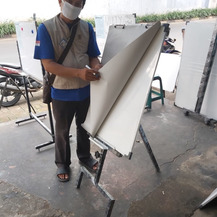 

flipchart dan kertas uk.60 x 90