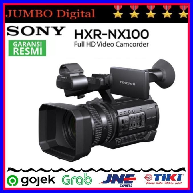 HANDYCAM SONY HXR NX100 FULL HD NXCAM PROFESSIONAL CAMCORDER GARANSI