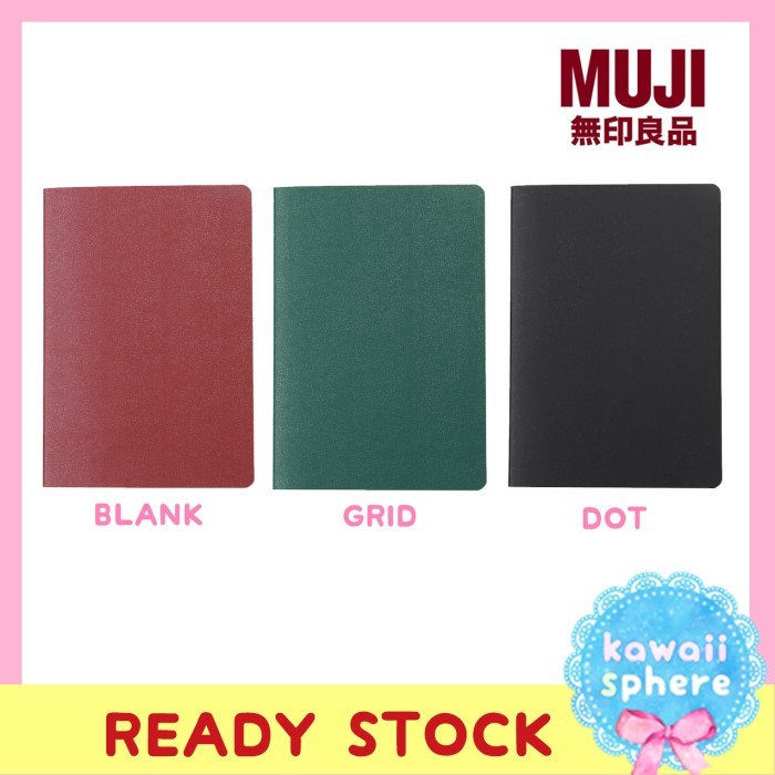 

Terlaris MUJI Passport Memo Blank / Grid / Dot Passport Size Notebook Insert SALE
