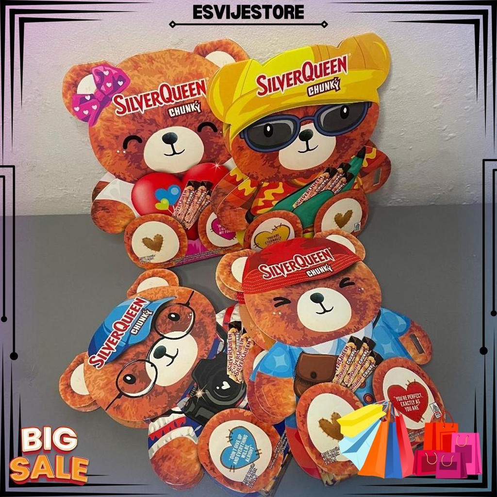 

Silverqueen Chunky Bear Promo Valentine Day 3 X 26 Gram Limited Edition / Coklat Lucu Gemas Edisi Valentine Box Bentuk Bear D Best Seller