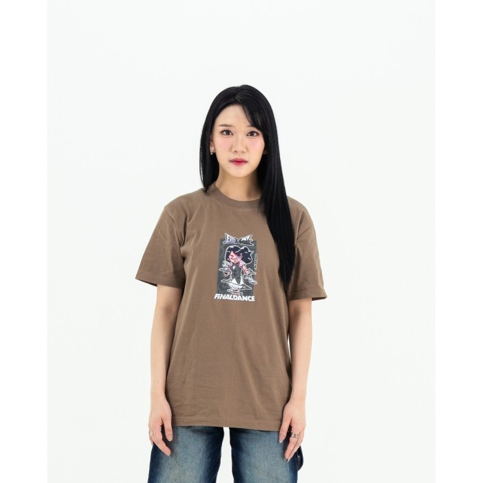 Erigo T-shirt Oversize JKT48 Marsha Final Dance Khaki Unisex