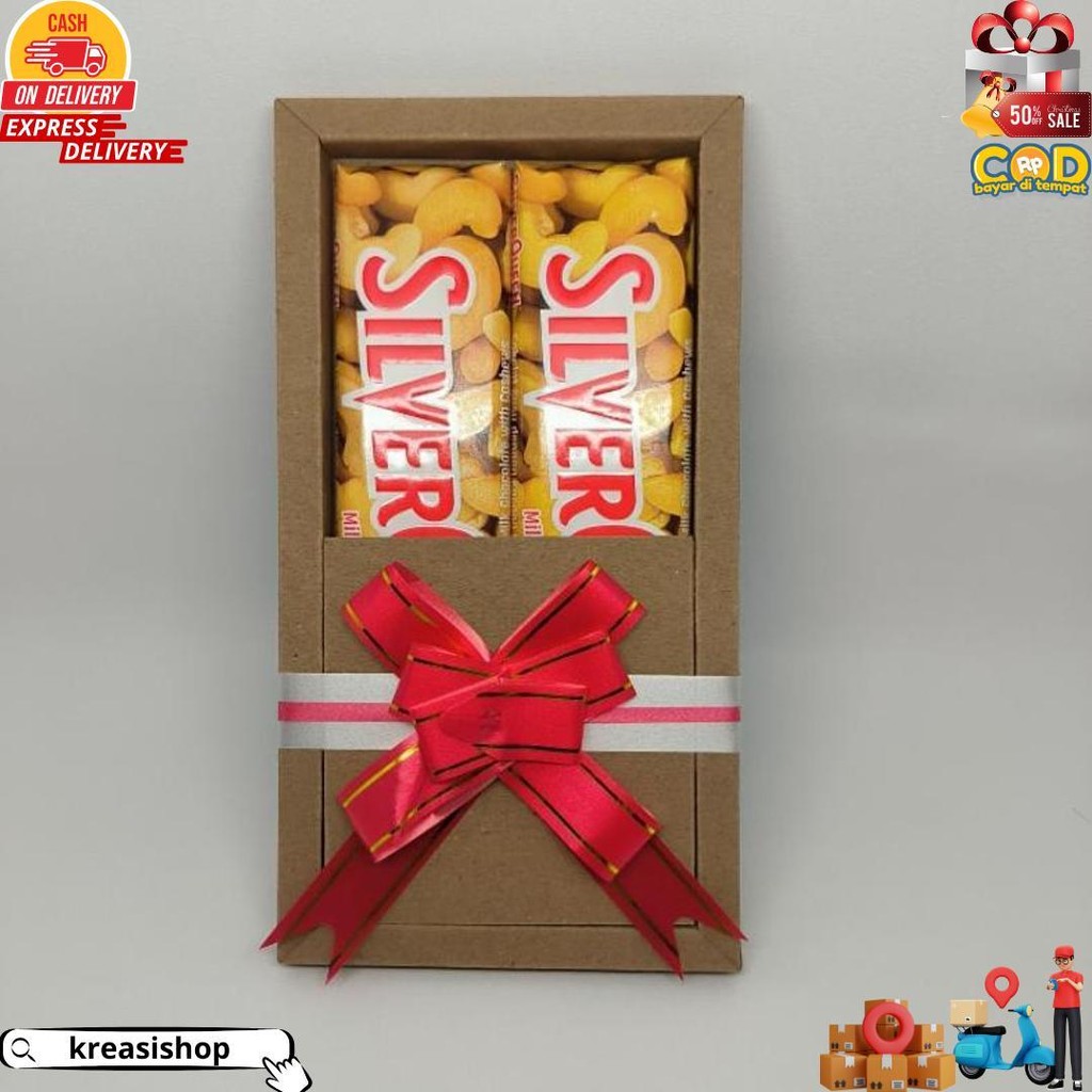 

Hampers Coklat , Hadiah Coklat Valentine , Silverqueen , Delfy , Cadburry D Gratis Ongkir