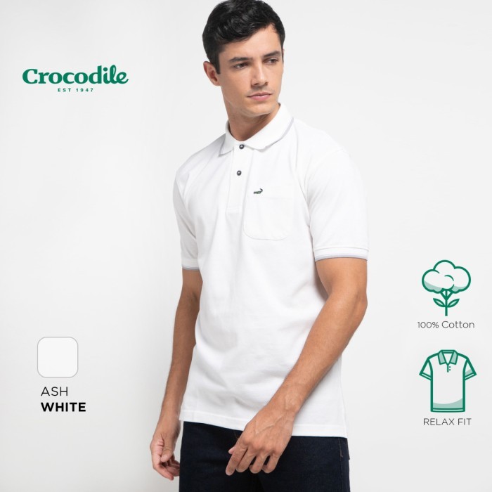 Crocodile CRCOLE 4 - Kaos Polo Pria Original - Katun